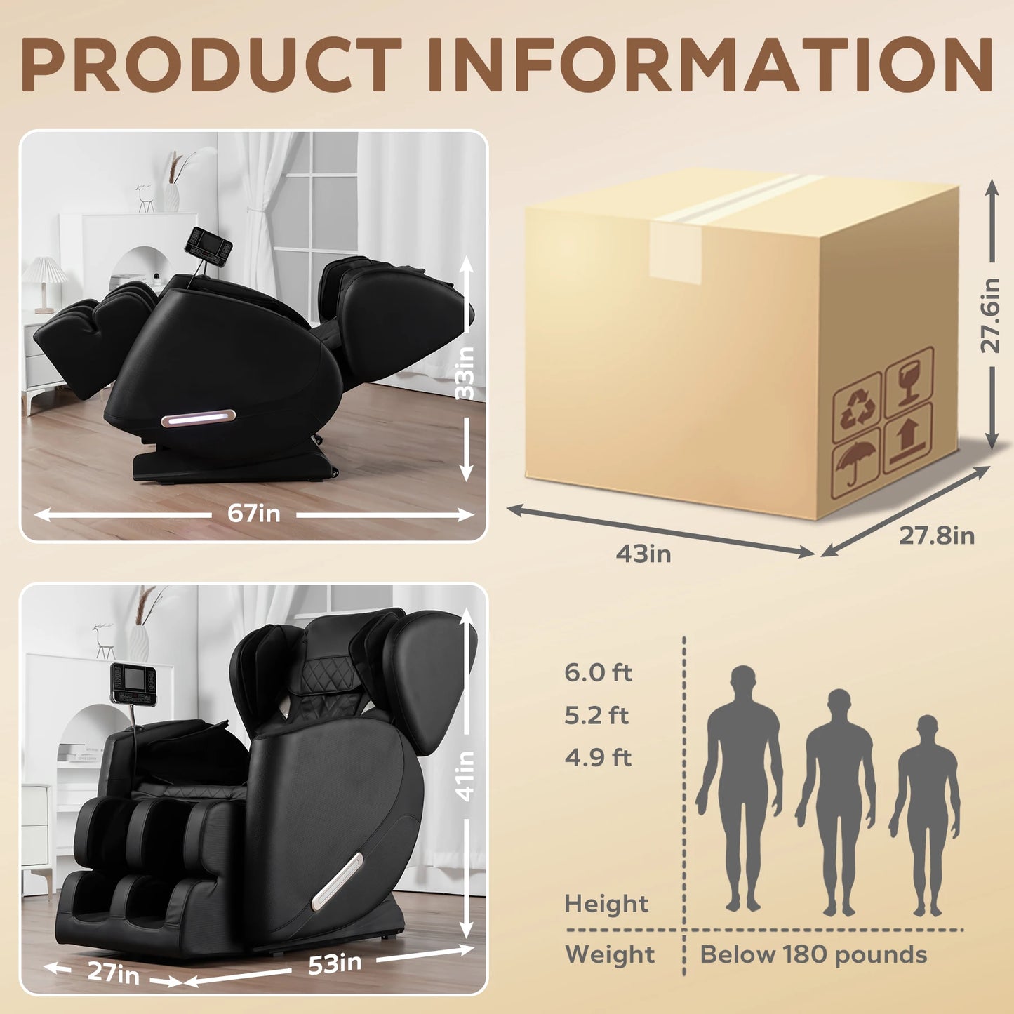 Elementum NovaZero – Full Body Smart Massage Recliner