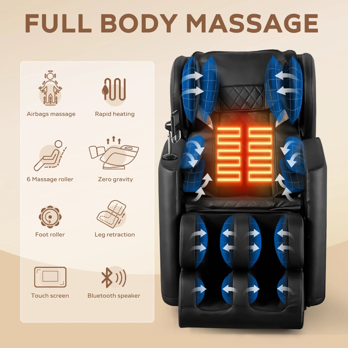 Elementum NovaZero – Full Body Smart Massage Recliner